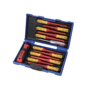 Faithfull Interchangeable VDE Screwdriver Set, 13 Piece