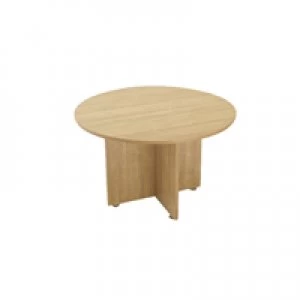 Avior Ash 1200mm Round Meeting Table Ash KF838268