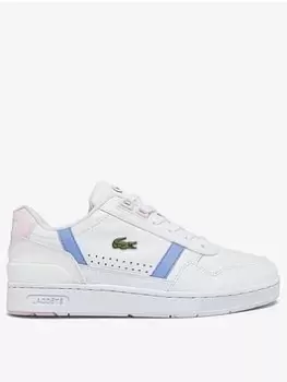 Lacoste T-clip 0722 Trainers, White/Blue, Size 5, Women