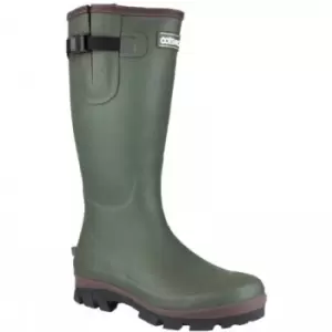 Cotswold Grange Neoprene Mens Wellington Boots (4 UK) (Green) - Green