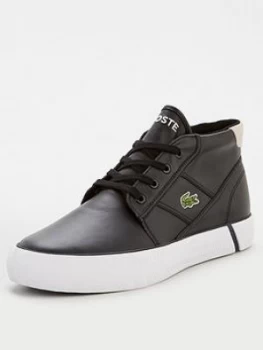 Lacoste Gripshot Chukka Leather Trainers - Black, Size 6, Men