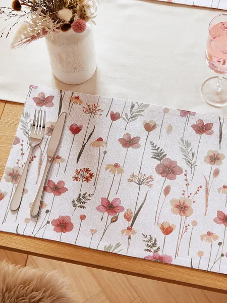 Catherine Lansfield Flowers Placemats