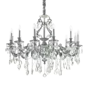 Gioconda 12 Light Pendant Light Silver