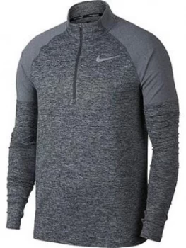 Nike Running Element Half Zip Top Dark GreyHeather Size M Men