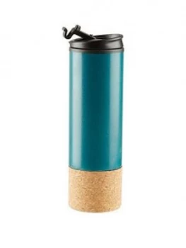 Premier Housewares Mimo Travel Mug With Cork Base ; Turquoise