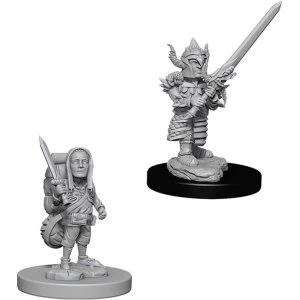 Dungeons & Dragons Nolzur's Marvelous Unpainted Miniatures (W6) Male Halfling Fighter