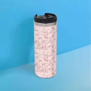 Pink Camo Stainless Steel Travel Mug