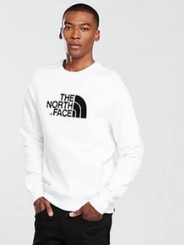 The North Face Drew Peak Crew White Size S Men