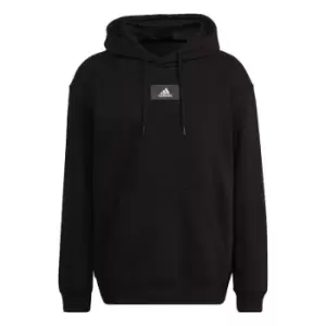 adidas Essentials FeelVivid Cotton Fleece Drop Shoulder H - Black