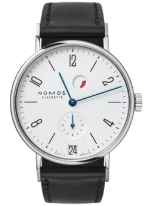 Nomos Glashutte Watch Tangente Datum Gangreserve Sapphire Crystal