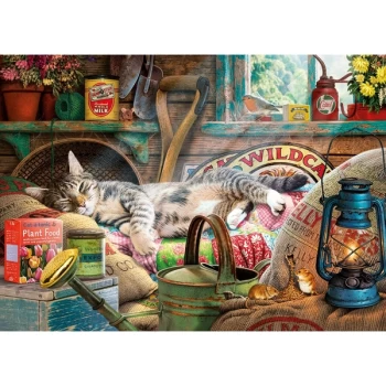 Snoozing in the Shed Jigsaw Puzzle - 500 Pieces