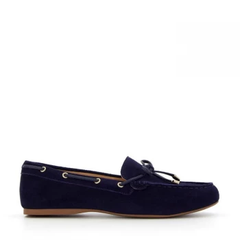 Dune Navy Suede 'Gabriela' Loafers - 3