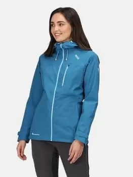 Regatta Britedale Waterproof Shell Jacket, Blue, Size 14, Women