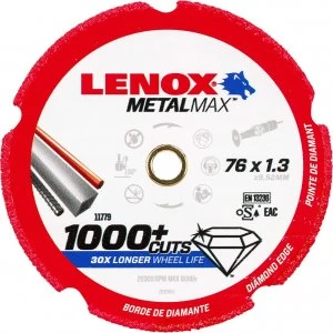 Lenox MetalMax Diamond Metal Cutting Disc 75mm