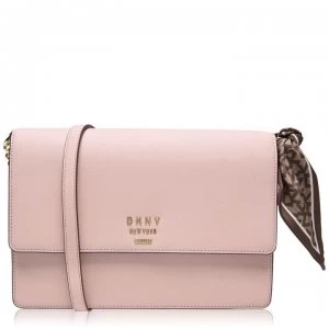 DKNY Medium Flap Shoulder Bag - CashmerePnk CAH