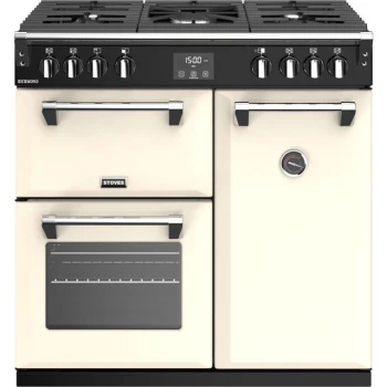 Stoves Richmond S900G 90cm Gas Range Cooker with Electric Fan Oven - Cream - A/A Rated