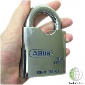 ABUS 80mm Hardened Steel Open Shackle Padlock