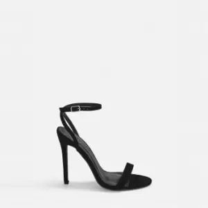 Missguided Basic Barely There Heeled Sandals - Black