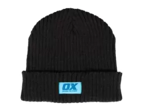 OX Tools OX-W551701 Winter Knitted Beanie - Black