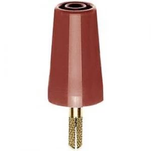 Plug to plug connector 4mm plug 4mm socketRedStaeubliA SLK41 pcs