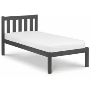 Luna Solid Pine 4ft6 Double Traditional Bed in a Anthracite Grey Finish