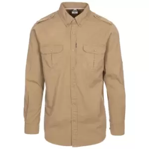 Trespass Mens Ballardean Shirt (XS) (Cashew)