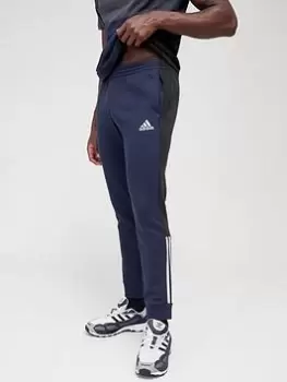 adidas Colourblock Pants - Navy/Black, Size S, Men