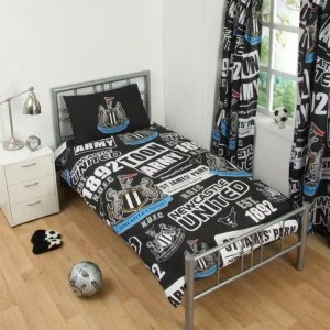 Team Football Single Duvet Set - Newcastle