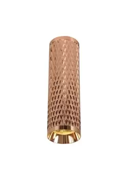 20cm Surface Mounted Ceiling Light, 1 x GU10, Rose Gold