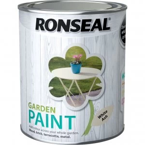 Ronseal General Purpose Garden Paint White Ash 750ml