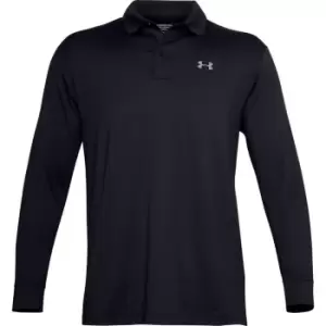 Under Armour Perf 2.0 LS Polo - Black