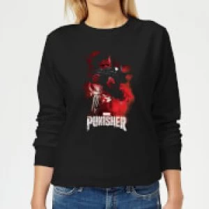 Marvel The Punisher Womens Sweatshirt - Black - S