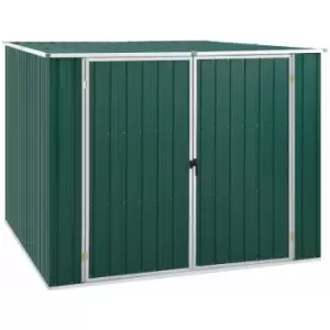 Garden Shed Green 195x198x159cm Galvanised Steel Vidaxl Green