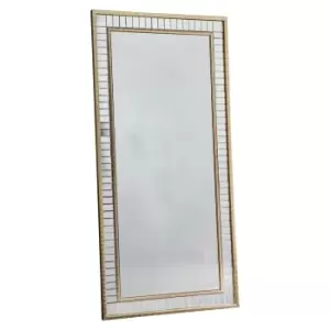 Janko Leaner Mirror 156cmx76cm Gold Effect