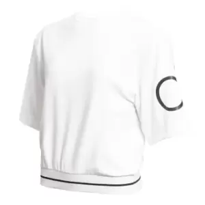 Calvin Klein Golf Crop Sweatshirt - White