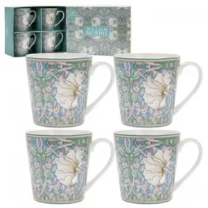 William Morris Pimpernel Set of 4 Mugs by Lesser & Pavey