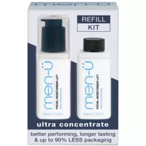 men-u Facial Moisturiser Lift Refill Kit 2 x 100ml