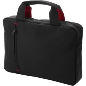 Detroit Conference Bag (Pack Of 2) (33.5 x 6 x 24cm) (Solid Black/Red) - Bullet