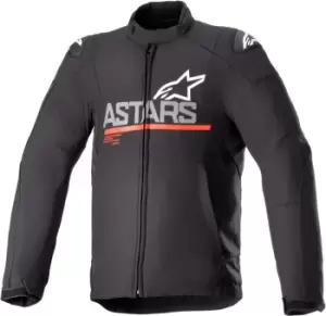 Alpinestars SMX waterproof Motorcycle Textile Jacket, black-grey-red, Size S, black-grey-red, Size S