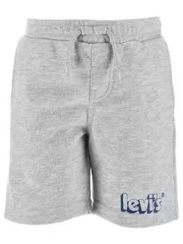 Levis Boys Graphic jogger shorts - Light Grey Marl Size 5 Years