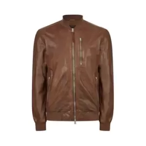 AllSaints Kemble Bomber Jacket - Brown