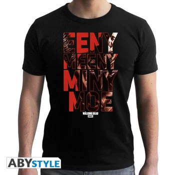 The Walking Dead - Eeny Meeny Mens XX-Large T-Shirt - Black