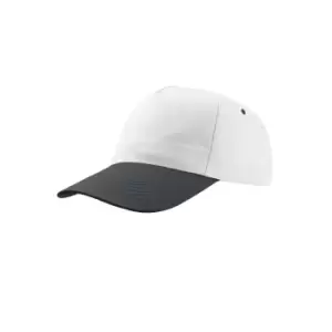 Atlantis Start 5 Panel Cap (Pack of 2) (One Size) (White/Navy)