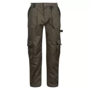 Regatta Mens Pro Utility Work Trousers (30R) (Khaki)