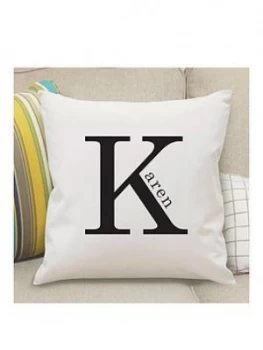 Personalised Monogram Cushion With Pad