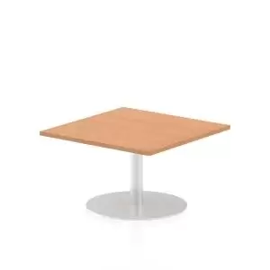 Italia Poseur Table Square 800800 Top 475 High Oak