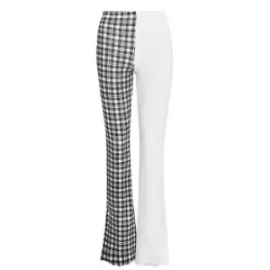 Daisy Street Flared Trouser - White