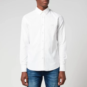 Hugo Boss Mabsoot 1 Oxford Shirt White Size S Men