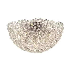 Salisbury Ceiling Lamp 80cm 21 Light G9 Polished Chrome, Crystal