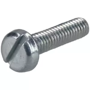 R-TECH 337008 Slotted Pan Head Machine Screws BZP M2.5 10mm - Pack...